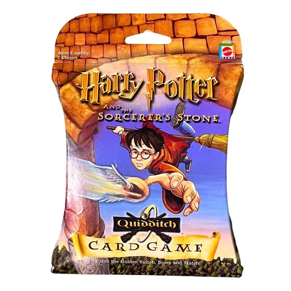 Vintage 2000 Mattel Harry Potter Quidditch Card Game